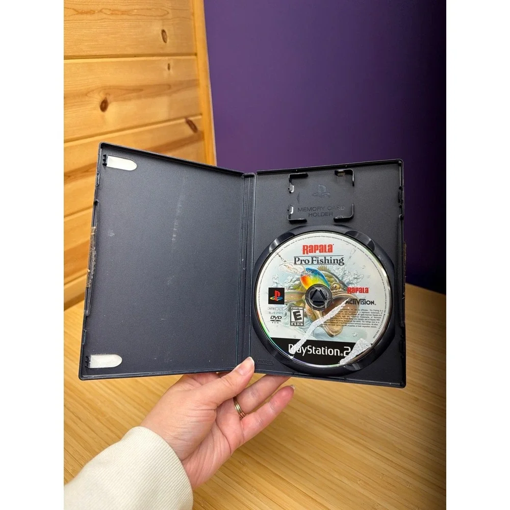 Rapala Pro Fishing PS2 PlayStation 2 Tested Working Damaged‎ Artwork